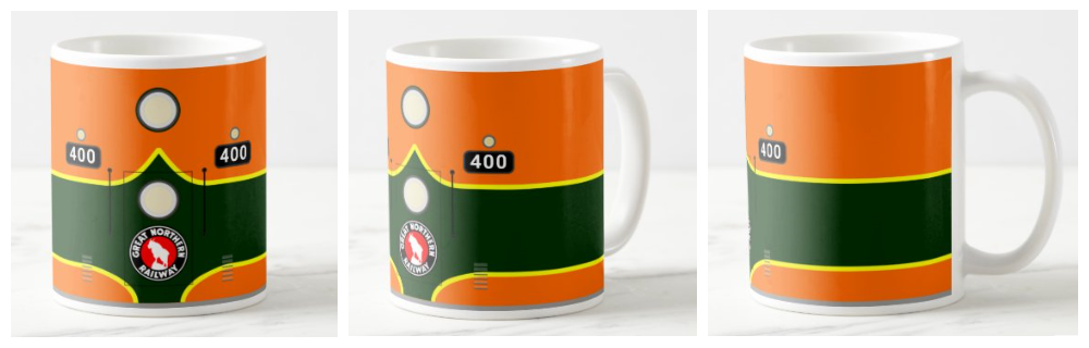 Railroad Theme Coffee Mug