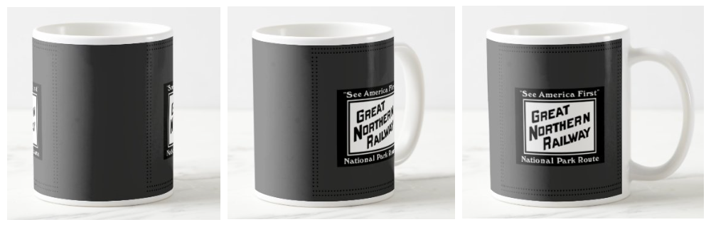 Railroad Theme Coffee Mug