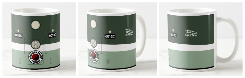 Railroad Theme Coffee Mug