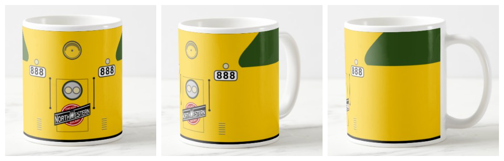 Railroad Theme Coffee Mug