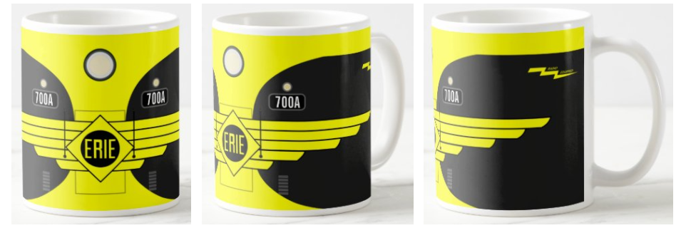 Railroad Theme Coffee Mug