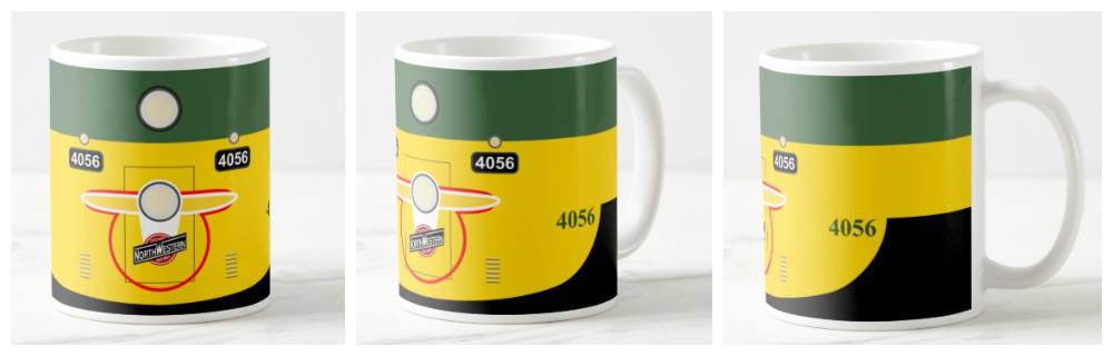 Railroad Theme Coffee Mug